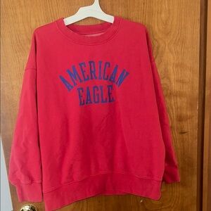 American Eagle Red Sweatshirt